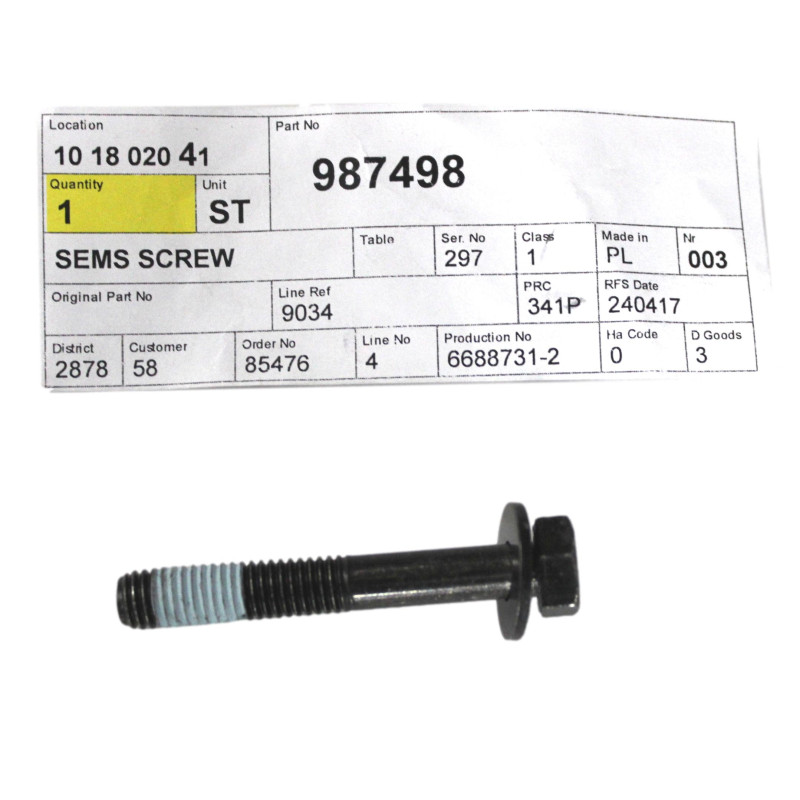 VOLVO oryginalna śruba...