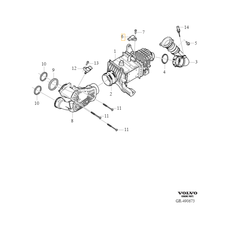 VOLVO S60 V60 S90 V90 XC40 XC60 XC90 czujnik ciśnienia MAP OE 31493966