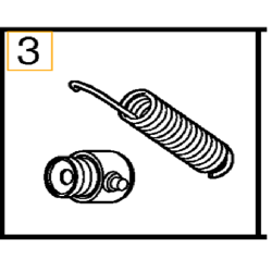 VOLVO C30 S40 V50 V40 sprężyna pedału sprzęgła OE 31280350