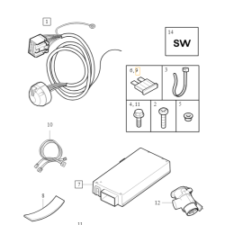 VOLVO XC60I V60 S60 bezpiecznik haka holowniczego 40A OE