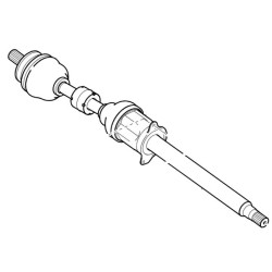 VOLVO V90 II oryginalna prawa półoś napedowa kompletna B420TX OE 36003734