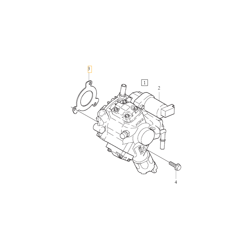 VOLVO C30 S40 V50 S80 V70 uszczelka pompy wtryskowej OE 8653671 30725672