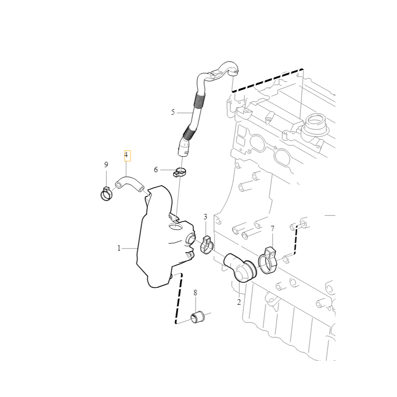VOLVO S60 V70 S80 kołanko...