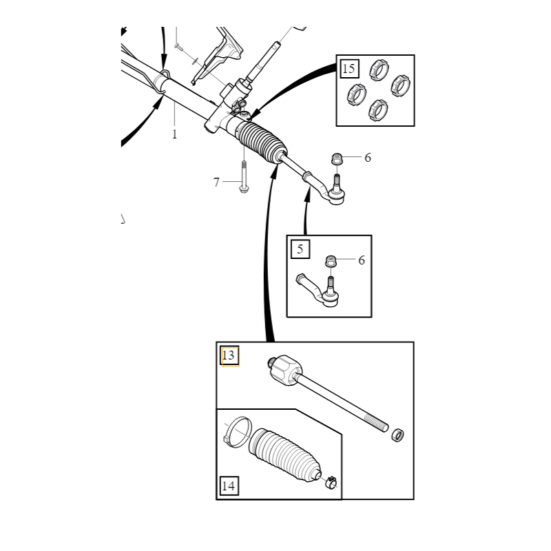 VOLVO XC60 I drążek kierowniczy kpl 31451036 OE
