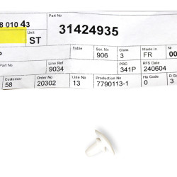 VOLVO S90 V90 V90CC II spinka listwy uszczelki tył OE 31424935