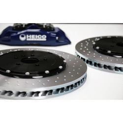 HEICO Volvo XC90 sportowe tarcze hamulcowe + klocki + zaciski kpl 396mm