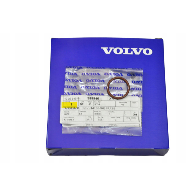 VOLVO C40 EC40 EX30 EX40 Oring układu klimatyzacji 24mm x 3mm 988846 OE