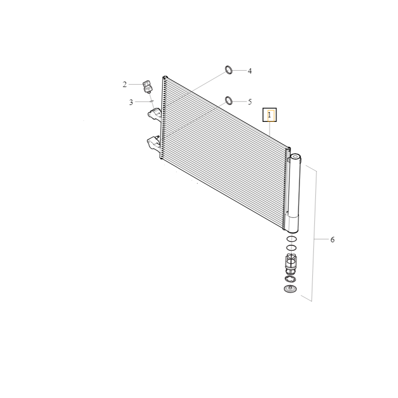 VOLVO XC90 II XC60 II S90 czujnik ciśnienia klimatyzacji 32138713 OE