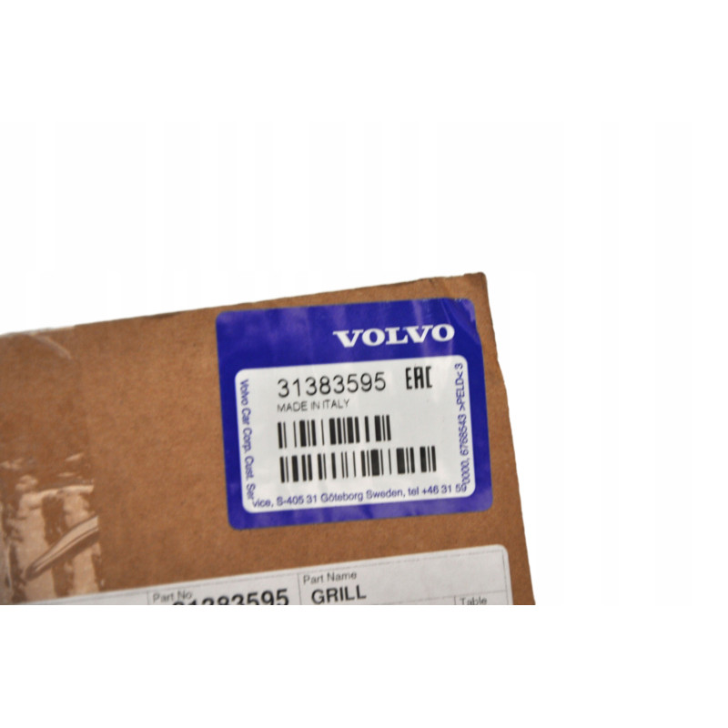 VOLVO S80 V70 Osłona chłodnicy grill atrapa 31383595 OE