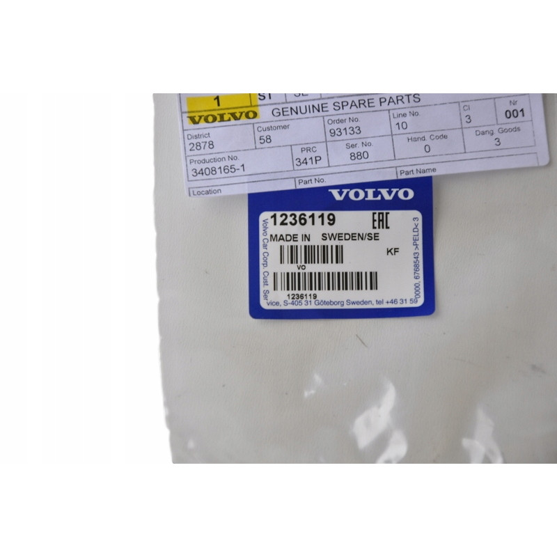 VOLVO S60 S80 V60 V70 XC XC70 Uszczelka króćca wody 1236119 OE