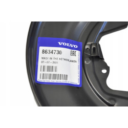 VOLVO XC90 Tarcza kotwiczna tył osłona tarczy hamu 8634730 OE