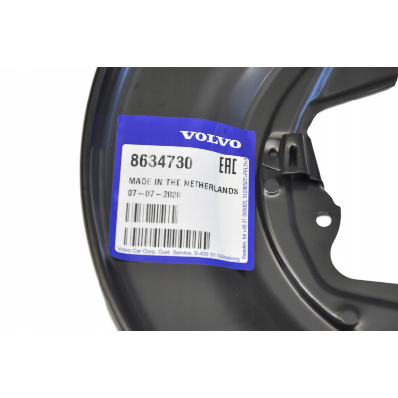 VOLVO XC90 Tarcza kotwiczna tył osłona tarczy hamu 8634730 OE