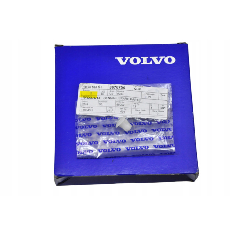 VOLVO V50 Spinka klips mocowanie relingu dachowego 8678705 OE