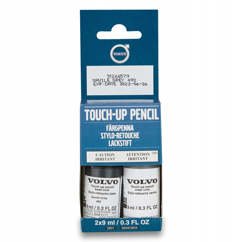 VOLVO lakier sztyft mazak zaprawka Savile Grey 492