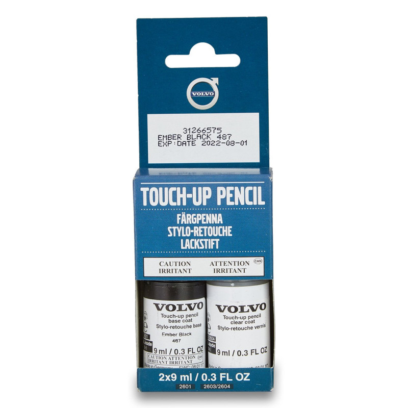 VOLVO lakier sztyft mazak zaprawka Ember Black 487