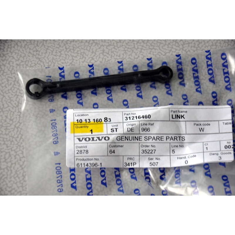 VOLVO C30 C70 S40 S60 S80 V40 V50 Cięgno przepustnicy swirl d5 31216460 OE