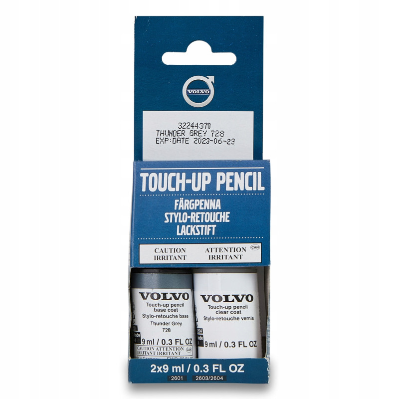VOLVO lakier sztyft mazak zaprawka ThunderGrey 728