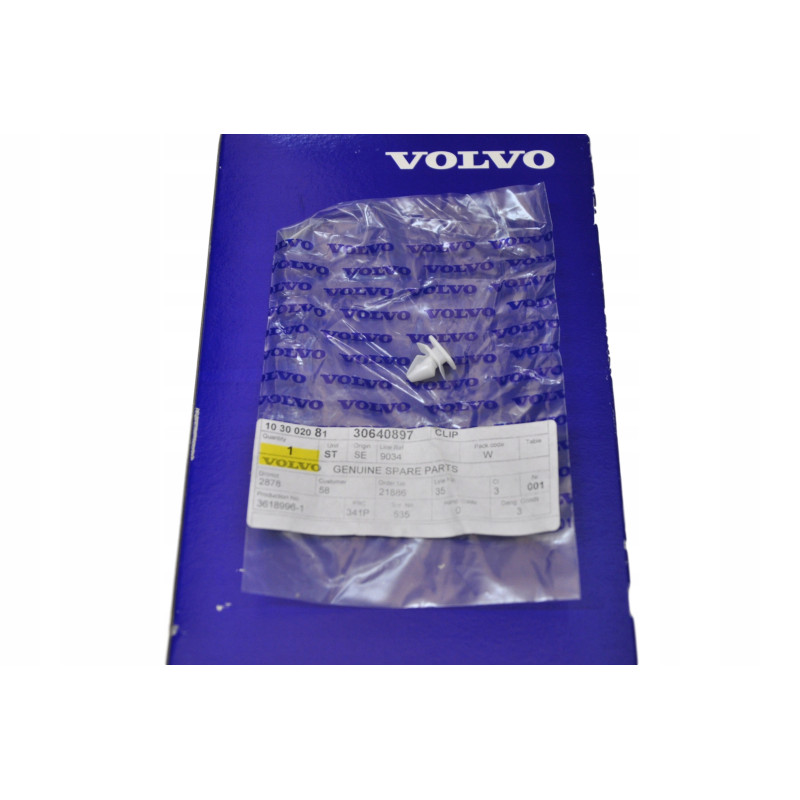 VOLVO XC60 XC90 Spinka listwy szyby czołowej 30640897 OE