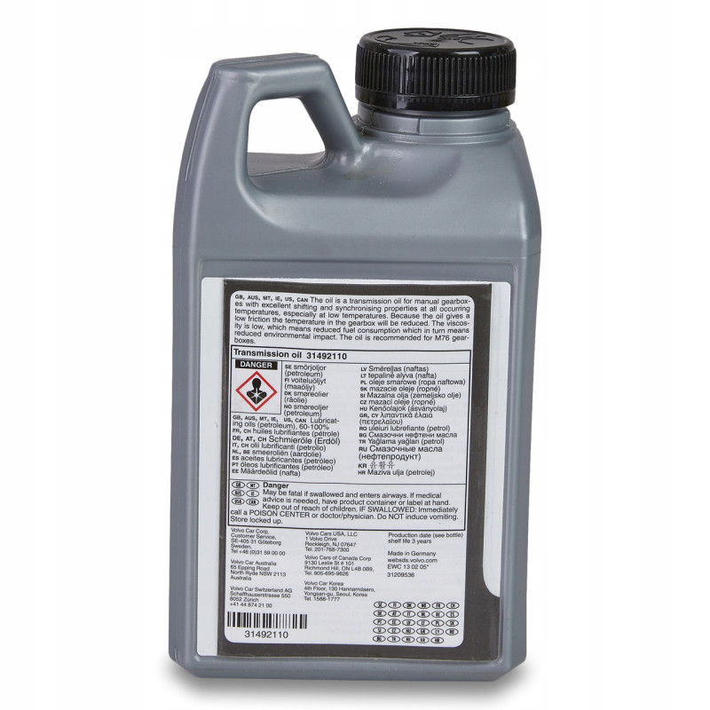 VOLVO V40 V40CC olej skrzyni biegów manual 1L