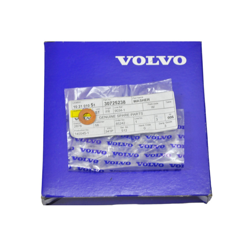 VOLVO C30 C70 S40 S80 V50 V70 Podkładka pod wtrysk 2.0d 30725238 OE