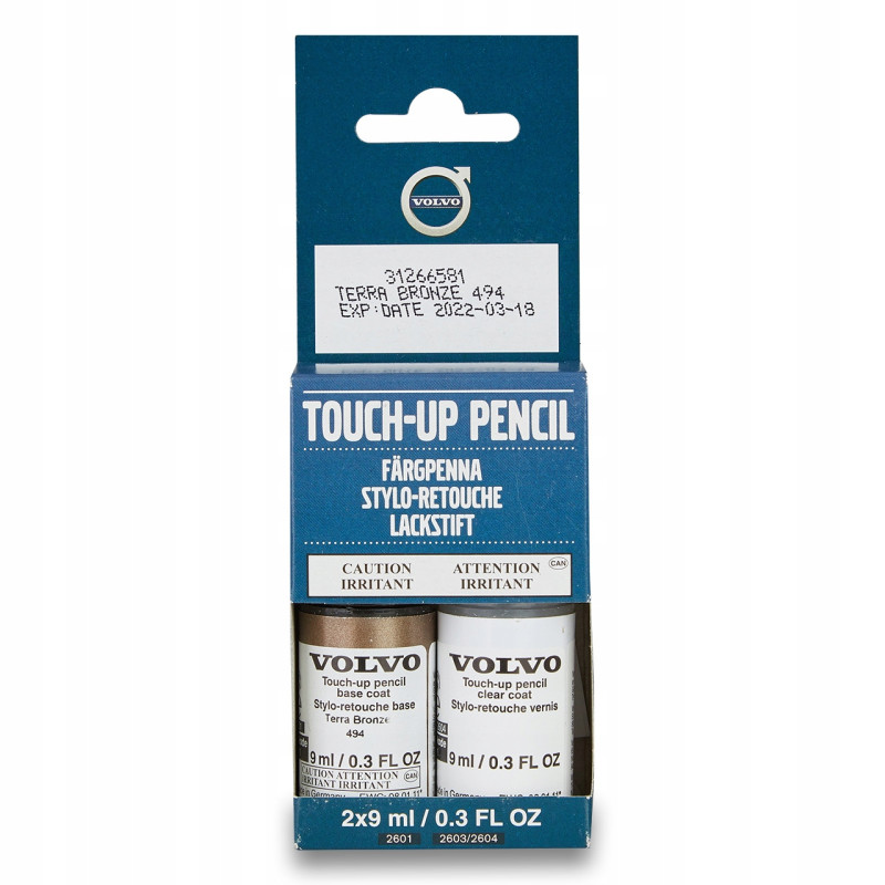 VOLVO lakier sztyft mazak zaprawka TerraBronze 494