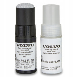 VOLVO C30 ELECTRIC Lakier sztyft zaprawka black sapphire 452 31266519 OE