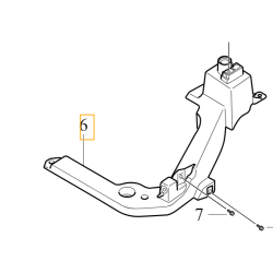VOLVO XC40 prawy wspornik uchwyt mocowanie błotnika 32234762