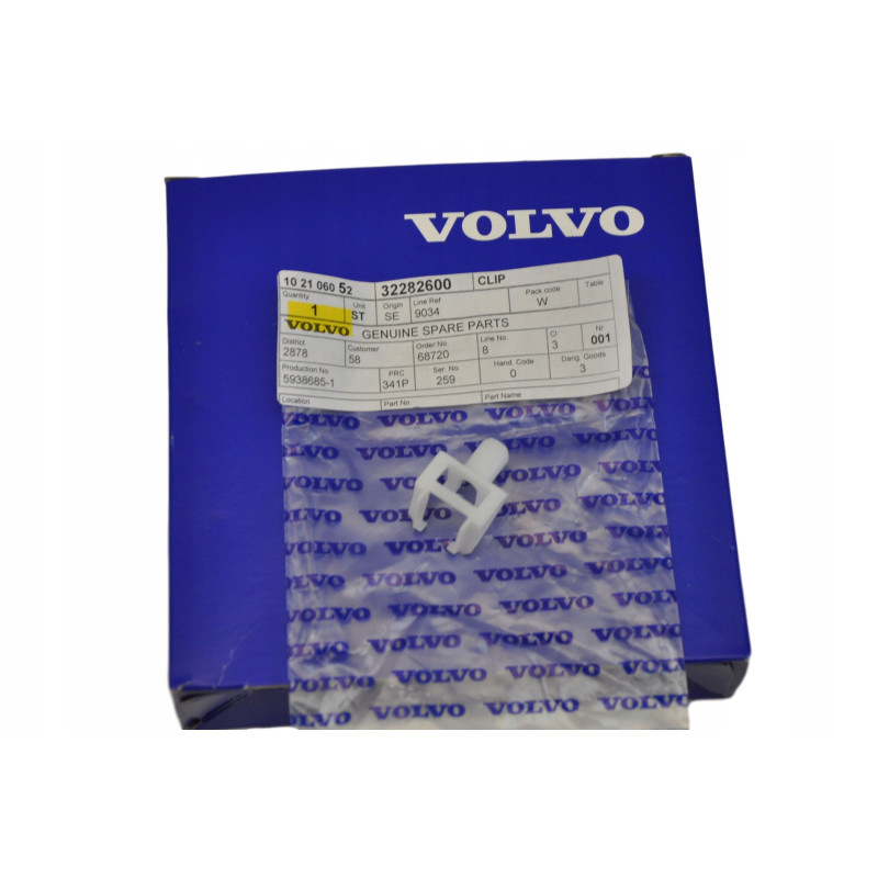 VOLVO S60 V60 V60CC XC60 Uchwyt spinka linki klamki wewnętrznej 32282600 OE
