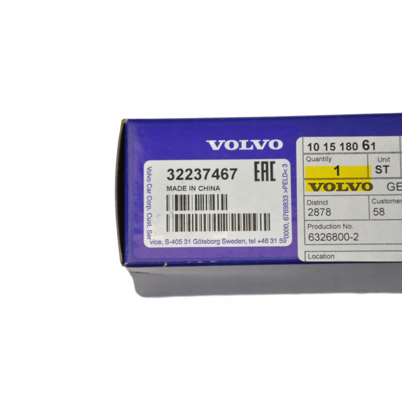 VOLVO C40 EC40 EX40 Czujnik poziomu płynu spryskiwaczy 32430609 OE