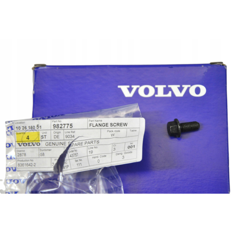 VOLVO oryginalna śruba...