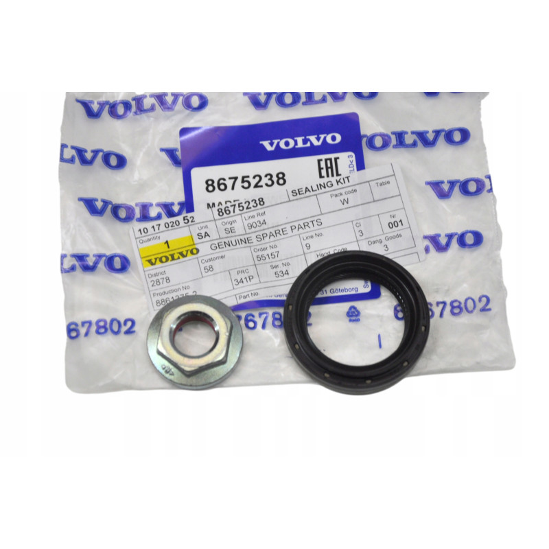 VOLVO EX40 S60 S90 V60 V60CC Zestaw uszczelniający aoc haldex 32240128 OE