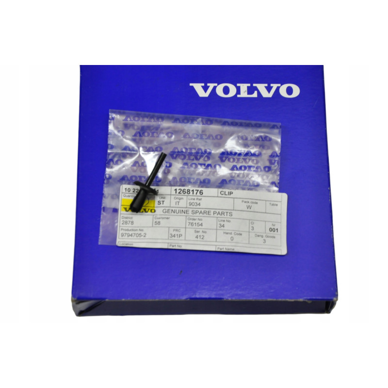 VOLVO 740 760 780 850 940 960 Spinka kołek listwy zewnętrznej 1268176 OE