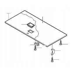 VOLVO XC90 wspornik podłogi bagażnika OE 9132213