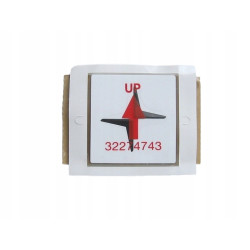 VOLVO S60 II POLESTAR emblemat 47mm x 49mm OE 32274743