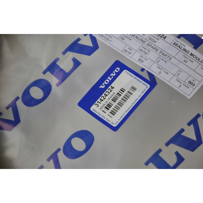 VOLVO XC60 uszczelka karoseryjna drzwi przednie OE 31424324
