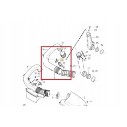 VOLVO S80 XC90 XC60 gumka mocowanie zaworu odmy OE 30670269