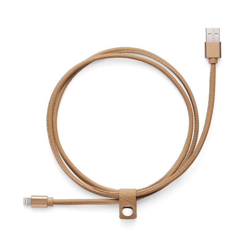 VOLVO Iphone skórzany kabel...