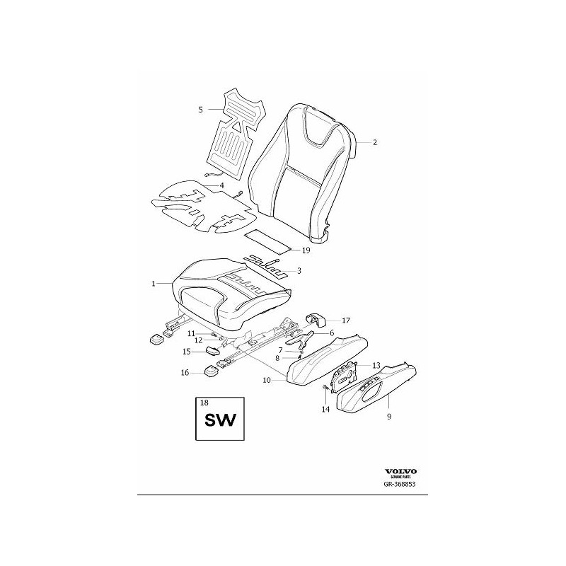 VOLVO V40 V40CC lewa osłona...