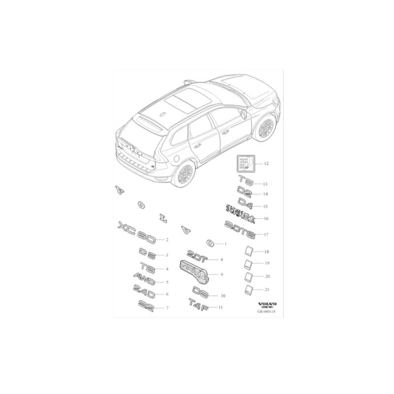 VOLVO S60 V70 XC70 S80 XC60...