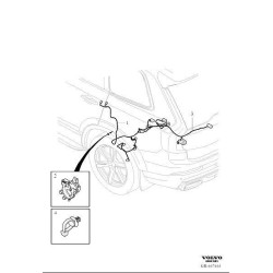 VOLVO XC90 Wiązka tylnego lewego koła 32265390 OE