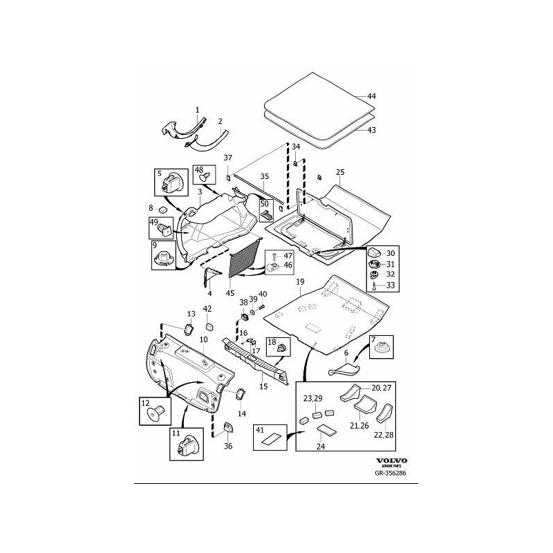 VOLVO S60 nakładka osłona...