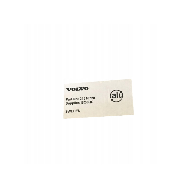 VOLVO XC70 XC60 V70 V60 S60cc aluminiowa plyta osłona silnik 31316517 OE
