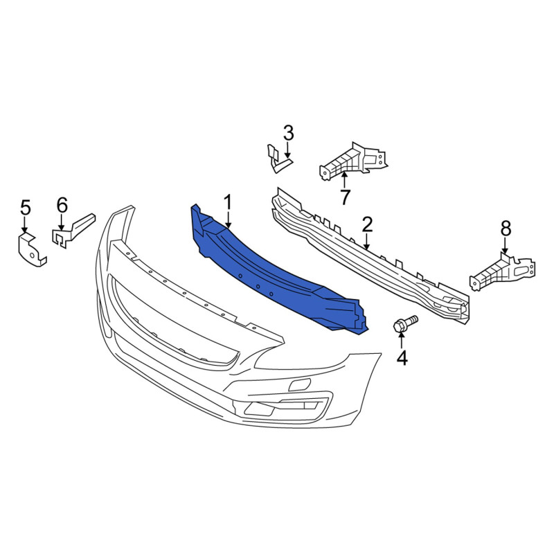 VOLVO V60 S60 Absorber...