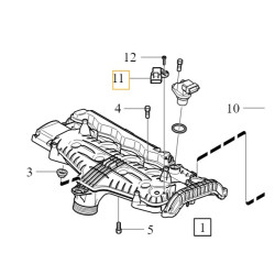 VOLVO XC70 XC60 V70 V60 V50 S80 Czujnik ciśnienia doładowania 31216308 OE