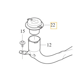 VOLVO XC60 II korek wlewu płynu spryskiwaczy OE 31662350