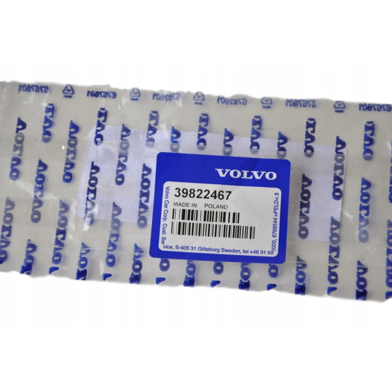 VOLVO S60 zaślepka airbag słupek tylny prawy OE 39822467