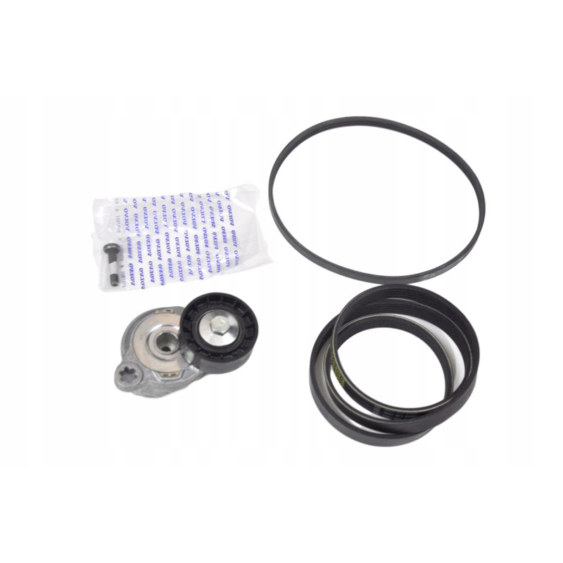 VOLVO S80 V70 XC70 napinacz kpl + 2 paski D3 D4 D5 31401425 31325042