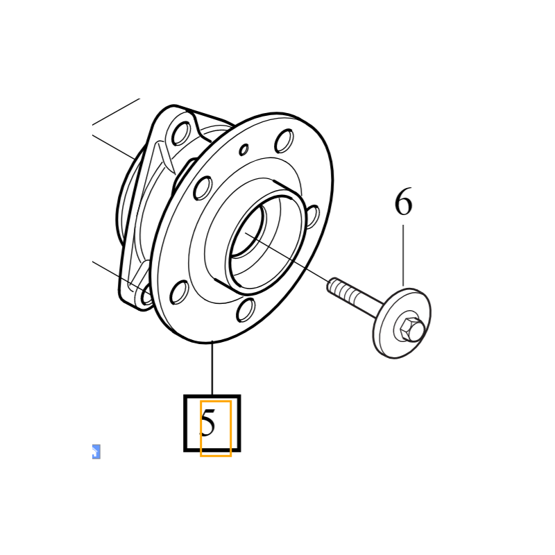 VOLVO XC40 piasta koła...