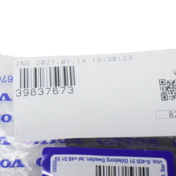 VOLVO V40 Zaślepka ucha haka holowniczego przód 39837673 OE