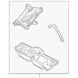 VOLVO S60 V60 podnośnik lewarek styropian wkład kpl OE